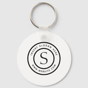 Personalized Business Monogram Keychain