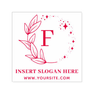Personalized Business Monogram Self-inking Stamp