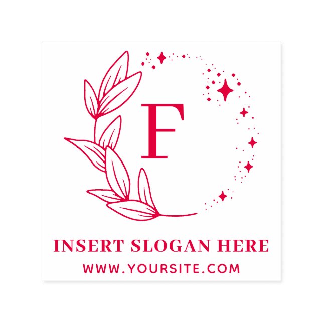 Personalized Business Monogram Self-inking Stamp (Design)