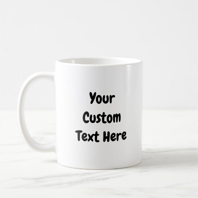 Personalized Business Mug with Text & Photo (Left)