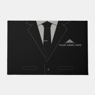 Personalized Business Name Text Funny Doormat