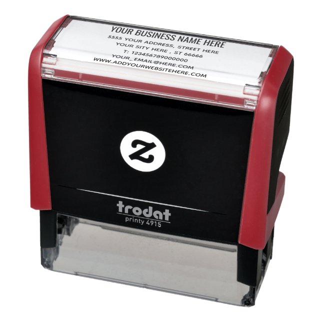 Personalized Business Office Address Professional Self-inking Stamp (Product)