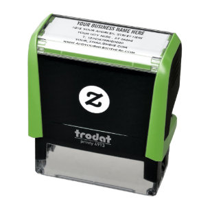 Personalized Business Office Address Professional  Self-inking Stamp
