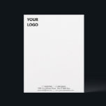 Personalized Business Office Letterhead with Logo<br><div class="desc">Simple Personalized Your Business Office Letterhead with Logo - Add Your Logo - Image / Address - Contact Information / more - Resize and move or remove and add elements / image with customization tool. Choose your favourite colour / font / size !
Good Luck - Be Happy :)</div>