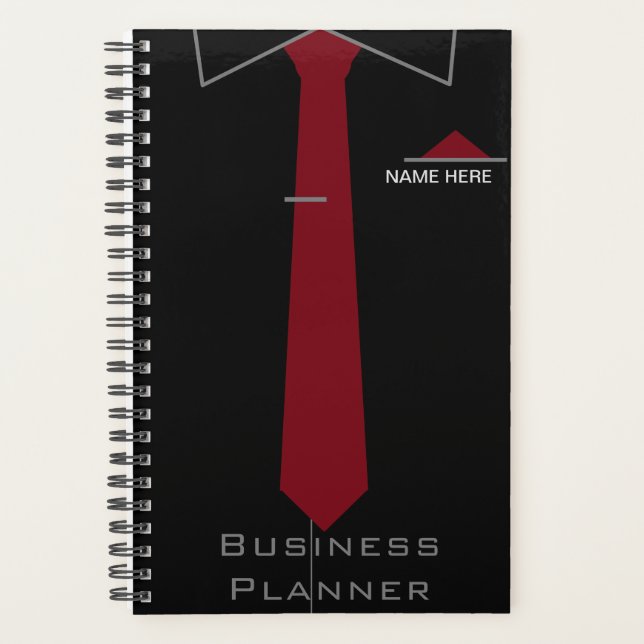 Personalized Business Planner with Custom Name (Front)