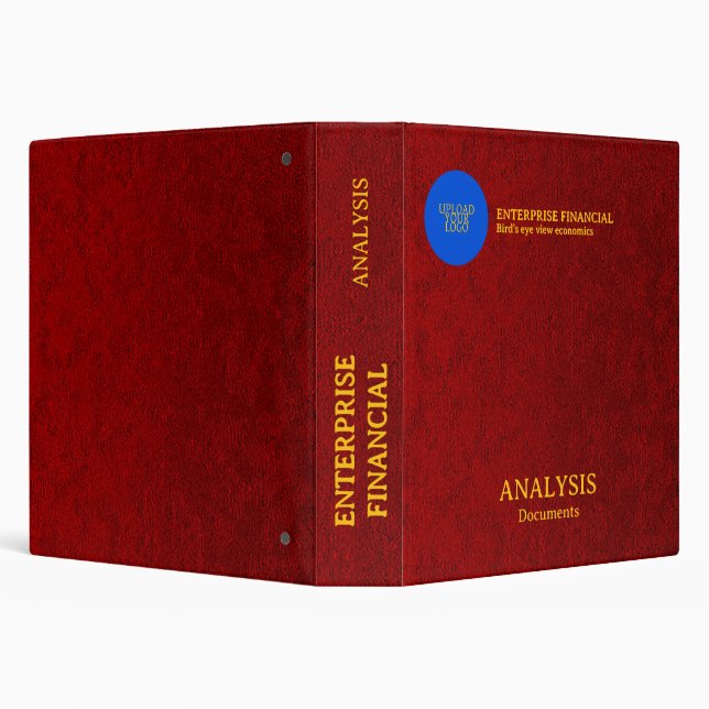 Personalized Business Presentation Folder Binder (Background)