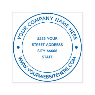 Personalized Business Professional Company Address Self-inking Stamp