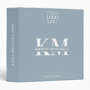Personalized Business Professional Monogrammed Binder