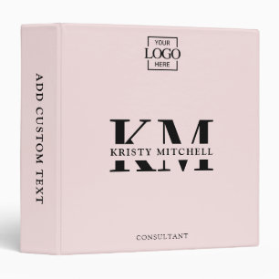 Personalized Business Professional Monogrammed Binder
