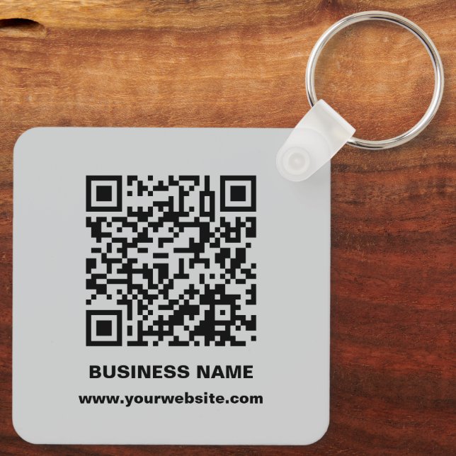 Personalized Business Promotion Keychain (Back)