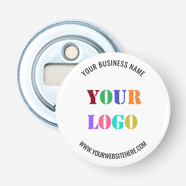 Personalized Business Promotional Bottle Opener (Front)