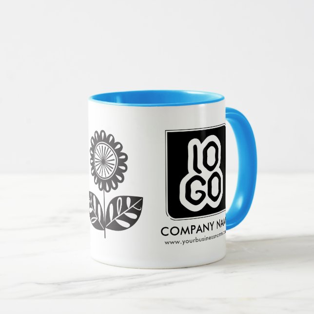 Personalized Business Promotional Logo Mug (Front Right)