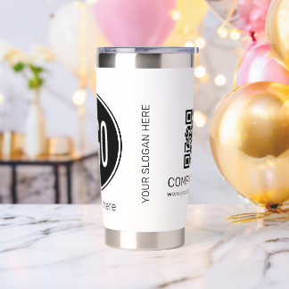 Personalized Business Promotional Logo, qr code Insulated Tumbler