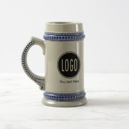 Personalized Business Promotional Logo, qr code Mu Beer Stein