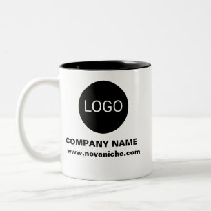 Personalized Business Promotional Logo Two-Tone Coffee Mug
