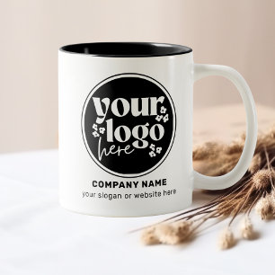 Personalized Business Promotional Logo Two-Tone Coffee Mug