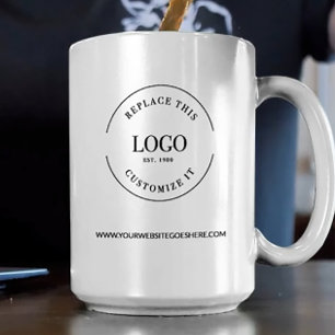 Personalized Business promotional logo website Coffee Mug