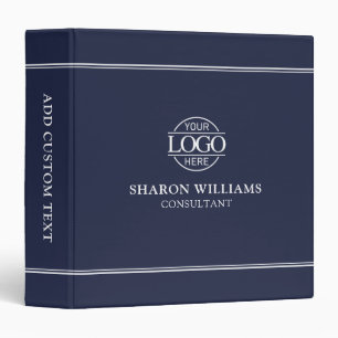 Personalized Business Records Professional Branded Binder