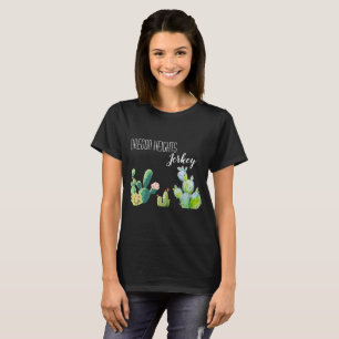 Personalized Business T-Shirt Bohemian Cactus Succ