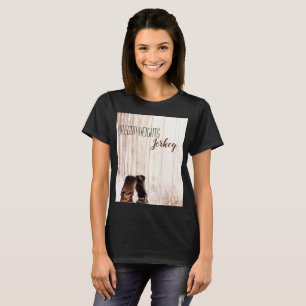 Personalized Business T-Shirt Boots Country Rustic