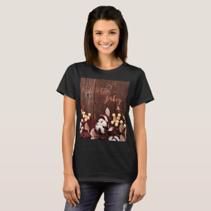 Personalized Business T-Shirt Cotton Branch on Dar