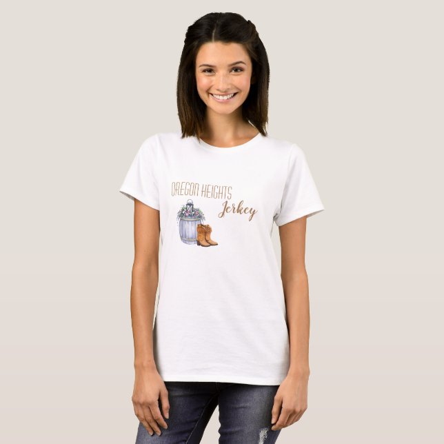 Personalized Business T-Shirt Summer Country Weddi (Front Full)