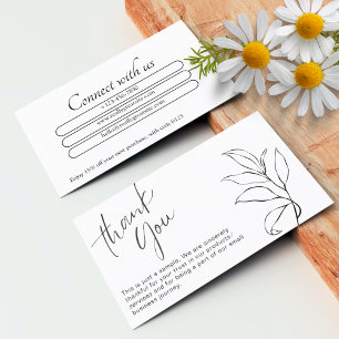 Personalized Business Thank You Card