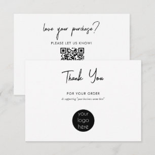 Personalized Business Thank You Logo Card