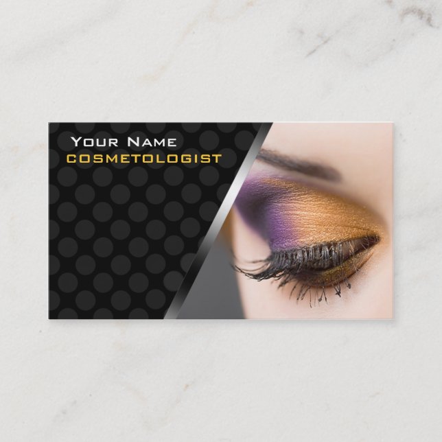 Personalized BusinessCards For Cosmetologists Business Card (Front)
