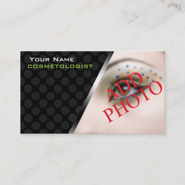 Personalized BusinessCards For Makeup Artists Business Card (Front)