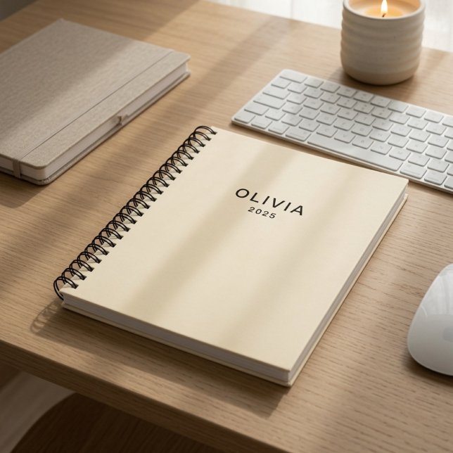 Personalized Buttercream | Custom Name Notebook (Creator Uploaded)