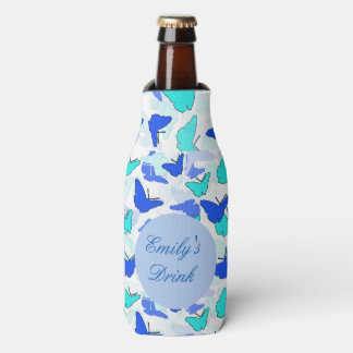 Personalized Butterfly Can or Bottle Cooler