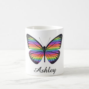 Personalized Butterfly Coffee Mug