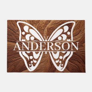 Personalized Butterfly Doormat
