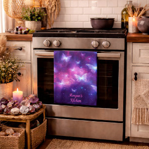 Personalized Butterfly Fantasy Art Kitchen Towel