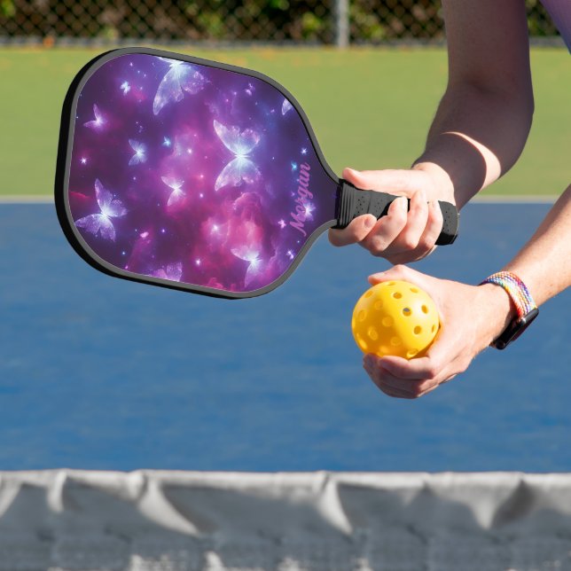 Personalized Butterfly Fantasy Art Pickleball Paddle (Insitu)