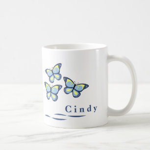 Personalized Butterfly Mugs