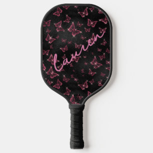 Personalized Butterfly Name Pickleball Design Paddle