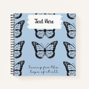 Personalized Butterfly Notebook