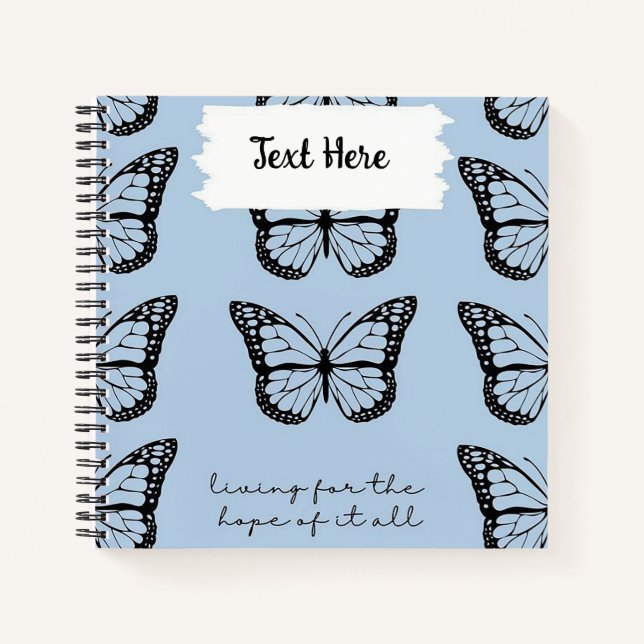 Personalized Butterfly Notebook (Front)