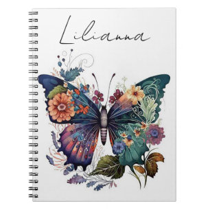 Personalized Butterfly Notebook