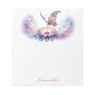 Personalized Butterfly Notepad