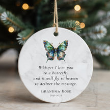 Personalized Butterfly Saying Memorial