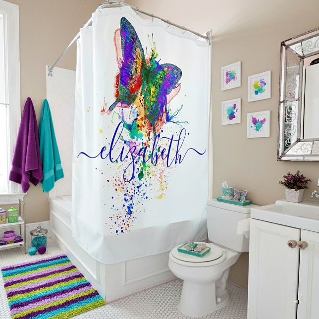 Personalized butterfly splatter  (Creator Uploaded)