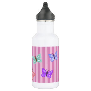 Personalized Butterfly Water Bottle