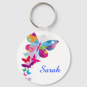 Personalized Button Keychain
