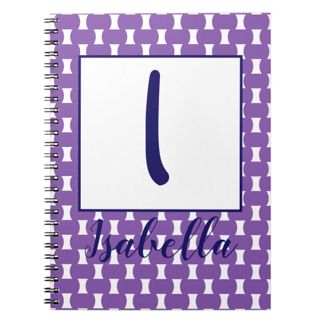 Personalized by Name/ Initial Notebook (Front)