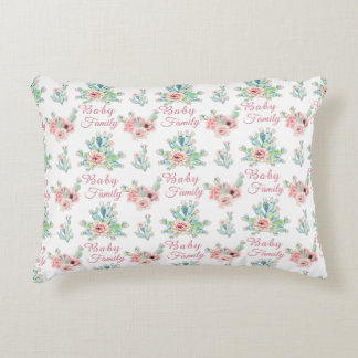Personalized Cacti Floral Accent Pillow