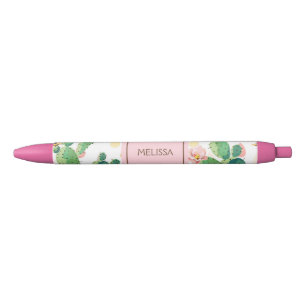 Personalized Cactus Print Pen