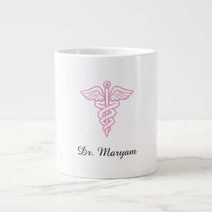 Personalized Caduceus Medical Doctor Coffee Mug